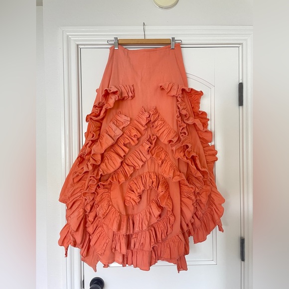 Vintage Ruffled Statement Skirt - Picture 4 of 12